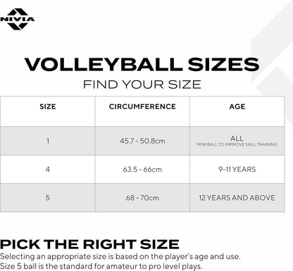 Nivia Kross كرة طائرة مطاطية مخيطة يدويًا | اللون: أصفر وأزرق | الحجم: 4 | 18 لوحة | مخيطة مطاطيًا بالآلة | للاستخدام الداخلي والخارجي | للتدريب أو الترفيه