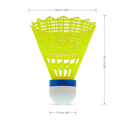 Li-Ning Swift X100 Nylon Shuttlecock (Yellow, Medium Speed)
