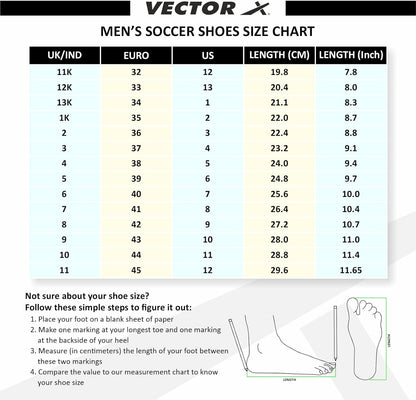 Vector X Men Soccer Shoes Fizer mens
