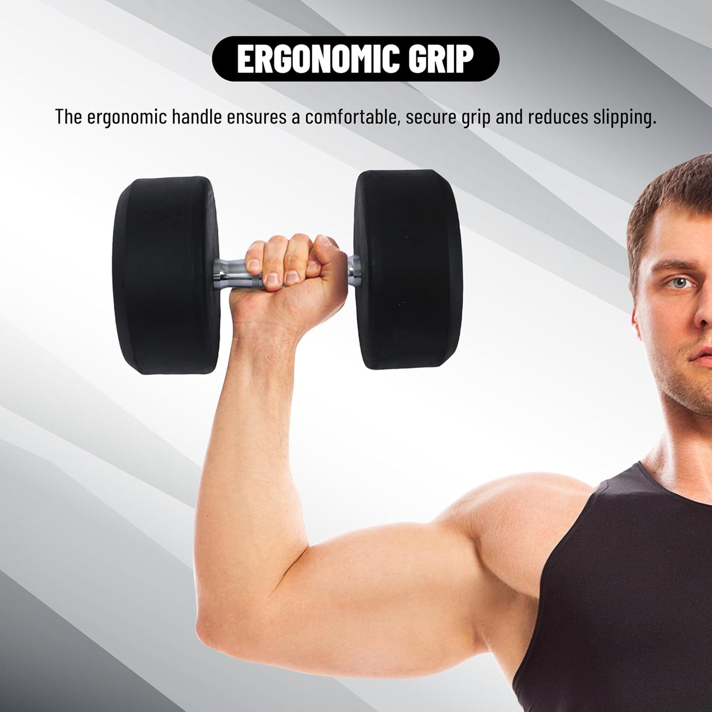Endless Rubber Bouncy Dumbbells | Material: Iron and Rubber | Perfect for Bodybuilding, Fitness, Weightlifting, Home or Gym Training | for Men and Women