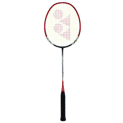 Yonex  NanoRay 6000I G4 مضرب تنس الريشة المصنوع من أوتار من الألومنيوم مع غطاء كامل للمضرب (أحمر) | لاعبون متوسطون | 92 جرام | أقصى شد للأوتار - 24 رطلاً