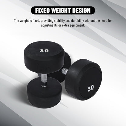 Endless Rubber Bouncy Dumbbells | Material: Iron and Rubber | Perfect for Bodybuilding, Fitness, Weightlifting, Home or Gym Training | for Men and Women