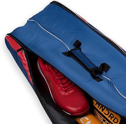 HUNDRED Court Vertex حقيبة أدوات ذات حجرة مزدوجة مع جيب جانبي (حقيبة أدوات 6 في 1)