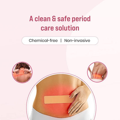 لصقات سيرونا العشبية لتخفيف آلام الدورة الشهرية | 100٪ طبيعية مع زيوت عطرية لتخفيف آلام الدورة الشهرية على الفور | لصقات باردة بدون مواد كيميائية فعالة وبدون آثار جانبية (عبوة من 5 قطع)