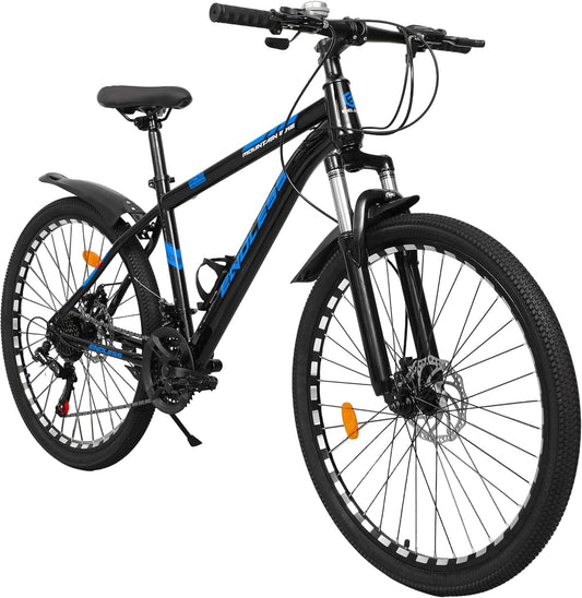 Endless 17" Aluminum Alloy Frame Mountain cycle with 26" Wheels and Shimano Altus 21 Speed Transmission for Adults | Disc Brakes, Adjustable Seat, All Terrain Tires, Suspension Mountain cycle for Men and Women