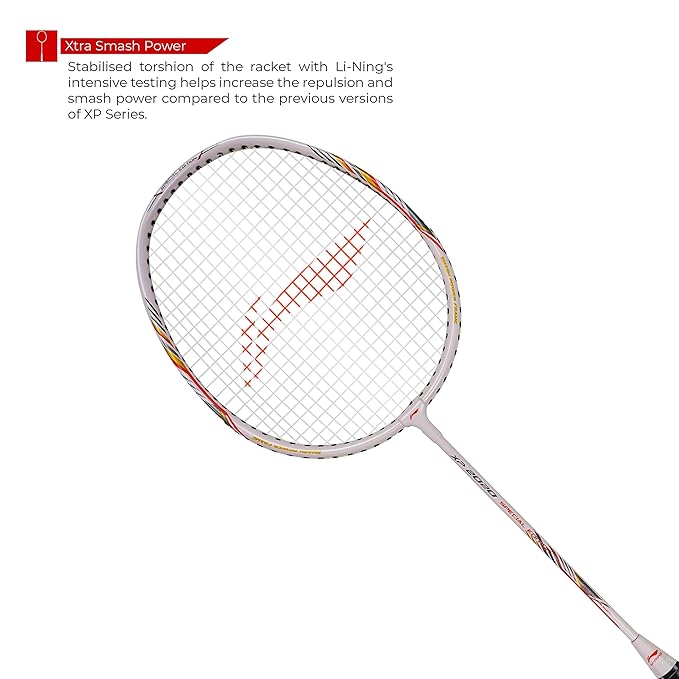 Li-Ning XP 2020 مضرب تنس الريشة إصدار خاص (AYPQ154-5) (أبيض) مع غطاء رأس مجاني (مجموعة من قطعة واحدة)