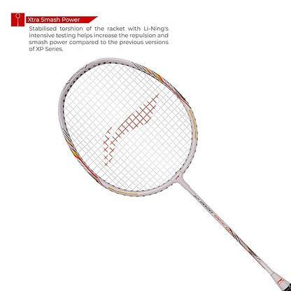 Li-Ning XP 2020 مضرب تنس الريشة إصدار خاص (AYPQ154-5) (أبيض) مع غطاء رأس مجاني (مجموعة من قطعة واحدة)