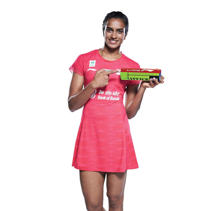 Li-Ning Shuttle-Attack ريشة تنس الريشة من النايلون (أصفر)