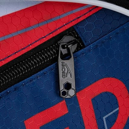 HUNDRED Court Vertex حقيبة أدوات ذات حجرة مزدوجة مع جيب جانبي (حقيبة أدوات 6 في 1)