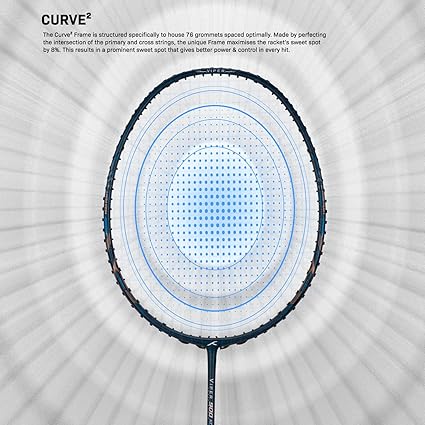 HUNDRED Viper 900 مضرب تنس الريشة من ألياف الكربون مع غطاء مضرب كامل | لاعبون متوسطون | 79 جرام | أقصى شد للوتر - 32 رطلاً