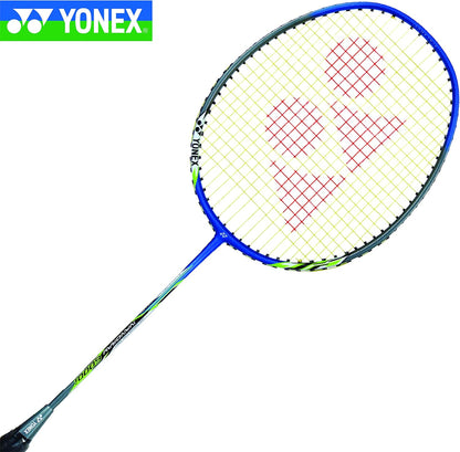 Yonex  NanoRay 6000I G4 مضرب تنس الريشة المصنوع من أوتار من الألومنيوم مع غطاء كامل للمضرب (أحمر) | لاعبون متوسطون | 92 جرام | أقصى شد للأوتار - 24 رطلاً