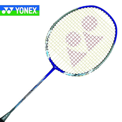 Yonex NanoRay 7000I مضرب تنس الريشة G4-2U من الألومنيوم مع غطاء كامل (أزرق) عبوة من قطعة واحدة