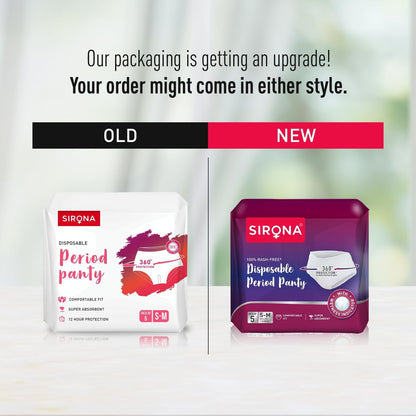 سراويل داخلية للفتيات والنساء من Sirona  عبوة من 5 قطع  تغطية 360 درجة لفترات حيض خالية من التوتر | حماية من التسرب في حالات التدفق الغزير | خالية من الطفح الجلدي | فائقة الامتصاص ومريحة عند الارتداء