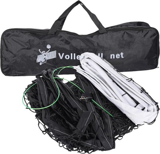 Endless شبكة كرة طائرة احترافية 32 قدم × 3 قدم | المادة: البولي إيثيلين (PE) | شبكة البطولة، شبكة تدريب تنس الريشة البديلة | ملحقات الكرة الطائرة الرملية