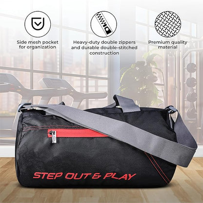 NIVIA حقائب رياضية دائرية/حقيبة كتف قابلة للتعديل