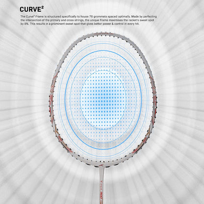 HUNDRED Viper 900 مضرب تنس الريشة من ألياف الكربون مع غطاء مضرب كامل | لاعبون متوسطون | 79 جرام | أقصى شد للوتر - 32 رطلاً