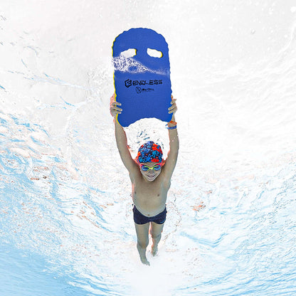 Endless EL1011 Infinity Ergonomic Design Kickboard | Material: Vinyl Acetate Foam | Beginner Swimming Training Float | Floating Pads for Kids and Adults