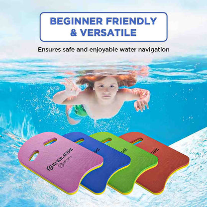 Endless EL1011 Infinity Ergonomic Design Kickboard | Material: Vinyl Acetate Foam | Beginner Swimming Training Float | Floating Pads for Kids and Adults