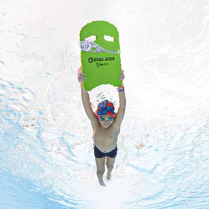 Endless EL1011 Infinity Ergonomic Design Kickboard | Material: Vinyl Acetate Foam | Beginner Swimming Training Float | Floating Pads for Kids and Adults