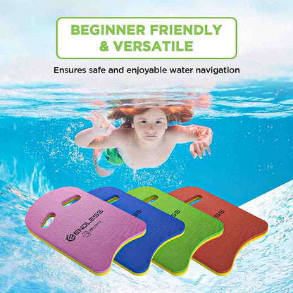 Endless EL1011 Infinity Ergonomic Design Kickboard | Material: Vinyl Acetate Foam | Beginner Swimming Training Float | Floating Pads for Kids and Adults