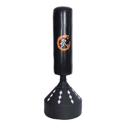 Endless كيس ملاكمة قائم | 6 أقدام | المادة: جلد البولي يوريثان | أكياس ملاكمة كيك بوكسينج لفنون القتال المختلطة، فنون القتال، اللياقة البدنية | معدات ثقيلة | مناسبة للمكتب، صالة الألعاب الرياضية المنزلية | للرجال والنساء