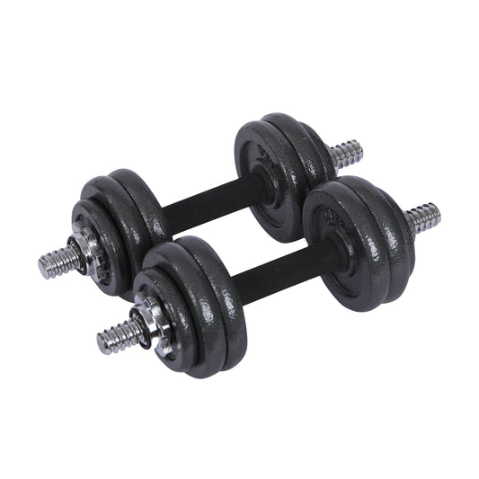 Endless Cast Iron Adjustable Dumbbell Set | Perfect for Bodybuilding, Fitness, Weightlifting, Home or Gym Training