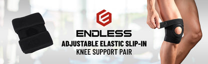 Endless Non-Slip Adjustable Elastic Knee support | Material: Neoprene | For Arthritis, Meniscus Tear, ACL, MCL