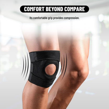 Endless Non-Slip Adjustable Elastic Knee support | Material: Neoprene | For Arthritis, Meniscus Tear, ACL, MCL