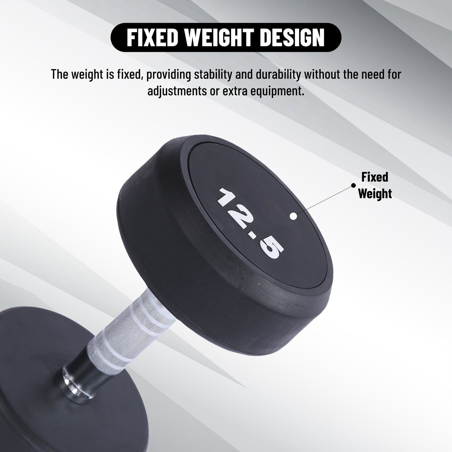 Endless Rubber Bouncy Dumbbells | Material: Iron and Rubber | Perfect for Bodybuilding, Fitness, Weightlifting, Home or Gym Training | for Men and Women