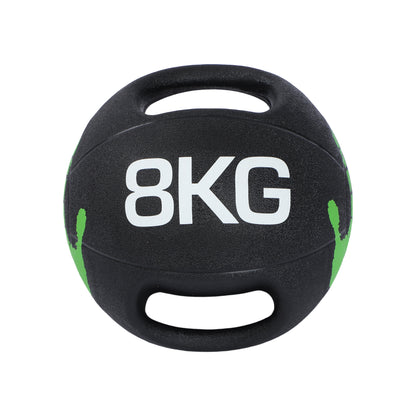 Endless Infinity Double Handle Medicine Ball | Black | Rubber | Core Strengthening, Fitness, Cardio, Home and Gym Workouts | For Men and Women