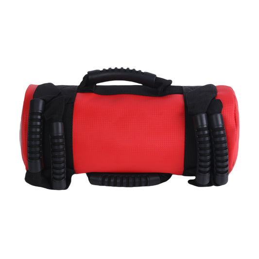 Endless Premium Power Bag with Multi-Position Handles and Zipper | Sand and Leather | for Weight Training, Yoga, Heavy Duty Training, and Gym Workouts