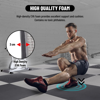 Endless 5 Pack 1" Thick Taekwondo Mats | Material: EVA | with EVA Foam Interlocking Tiles for Exercise, MMA, Gymnastics, Home Gym