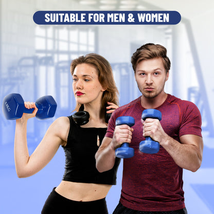 Endless دمبل ثابت مطلي بالفينيل لا نهاية له لتمارين الصالة الرياضية | الخامة: حديد بطبقة من الفينيل | أوزان للنساء والرجال