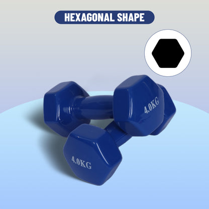 Endless دمبل ثابت مطلي بالفينيل لا نهاية له لتمارين الصالة الرياضية | الخامة: حديد بطبقة من الفينيل | أوزان للنساء والرجال