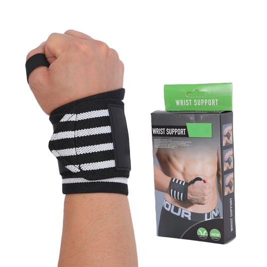 Endless Stretchable Wristband Strap Pair Thumb Loop | Material: Nylon and Polyester | for Weightlifting, Powerlifting, Bodybuilding, Strength Training, CrossFit | One Size | for Men and Women