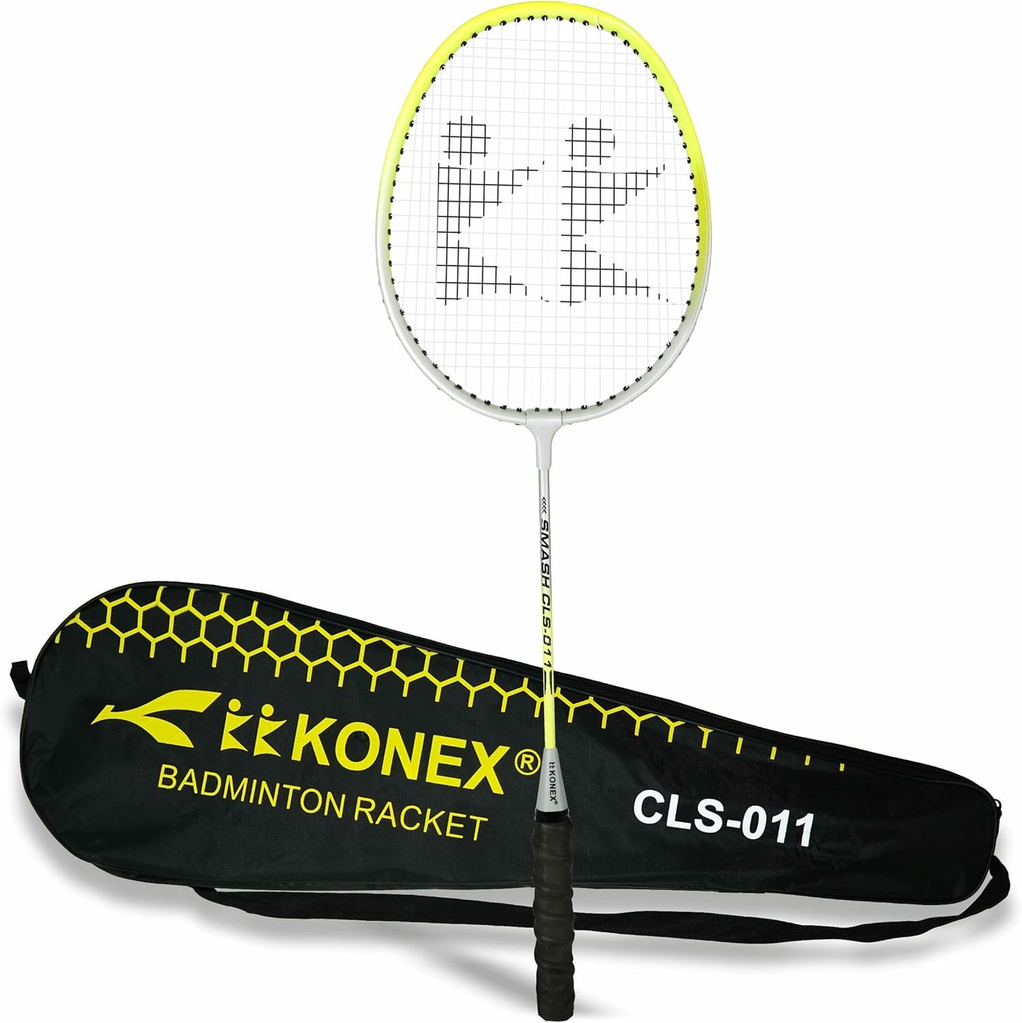 مضرب تنس الريشة Konex خفيف الوزن مصنوع من الألومنيوم المركب مع غطاء مجاني | للمبتدئين واللاعبين المتوسطين
