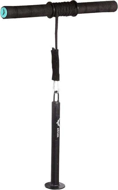 XTRIM Forearm Blaster - Arm Twister (يدعم 100 كجم) مع مقابض مخدرة مانعة للانزلاق وحبل ودبوس تحميل لممارسة تمارين اليد وتقوية العضلات وتدريب الذراعين