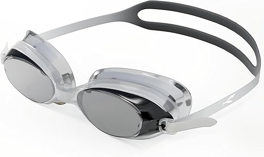 نظارات سباحة KONEX المضادة للضباب والحماية من الأشعة فوق البنفسجية للرجال والنساء | رؤية واسعة الزاوية مع راحة سيليكون وحزام قابل للتعديل | مثالية للبالغين والأطفال