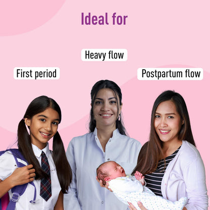 سراويل داخلية للفتيات والنساء من Sirona  عبوة من 5 قطع  تغطية 360 درجة لفترات حيض خالية من التوتر | حماية من التسرب في حالات التدفق الغزير | خالية من الطفح الجلدي | فائقة الامتصاص ومريحة عند الارتداء