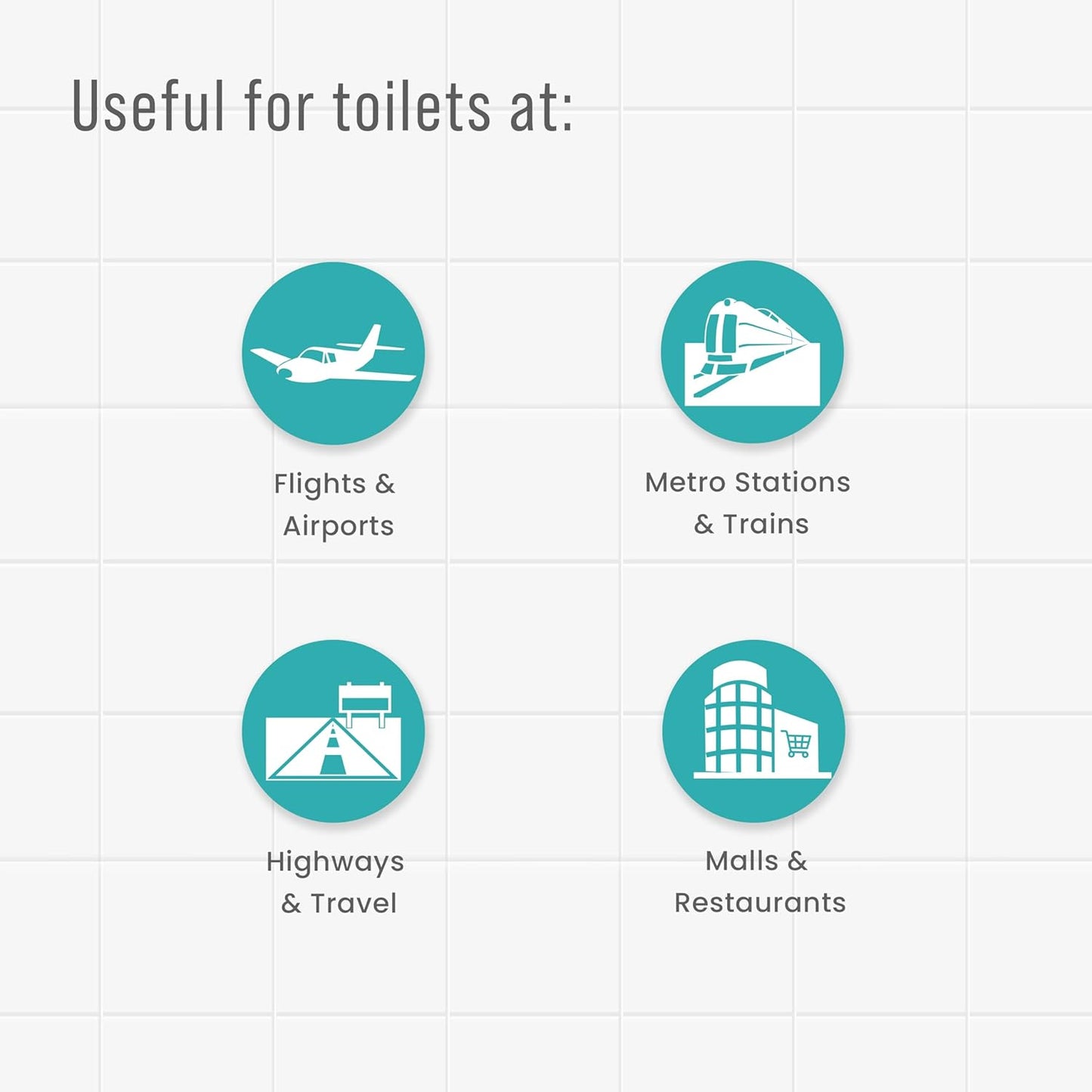 أغطية مقاعد المرحاض القابلة للتصريف PEE BUDDY | حماية صحية للأطفال والكبار والنساء الحوامل | صديقة للبيئة وسهلة الاستخدام والتصريف | للسفر والمراحيض العامة