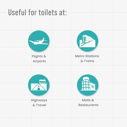 أغطية مقاعد المرحاض القابلة للتصريف PEE BUDDY | حماية صحية للأطفال والكبار والنساء الحوامل | صديقة للبيئة وسهلة الاستخدام والتصريف | للسفر والمراحيض العامة