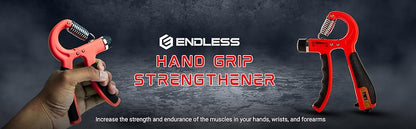 Endless  مقياس مقاومة قابل للتعديل بلا حدود مع عداد | معدات تمارين للاستخدام في المنزل والصالة الرياضية لتمارين تقوية الساعد والأصابع