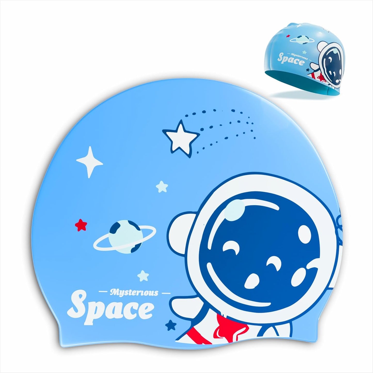 قبعة سباحة مقاومة للماء من Konex للرجال والنساء والفتيان والفتيات | سيليكون | مقاس واحد يناسب الجميع | لا تسحب الشعر | تمنع التلف الكيميائي