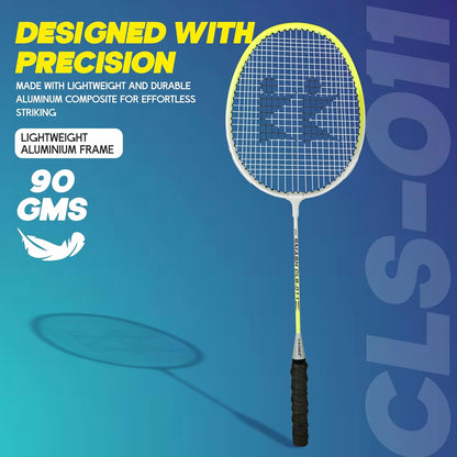 مضرب تنس الريشة Konex خفيف الوزن مصنوع من الألومنيوم المركب مع غطاء مجاني | للمبتدئين واللاعبين المتوسطين