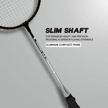 مضرب تنس الريشة Konex خفيف الوزن مصنوع من الألومنيوم المركب مع غطاء مجاني | للمبتدئين واللاعبين المتوسطين (عبوة من 2)