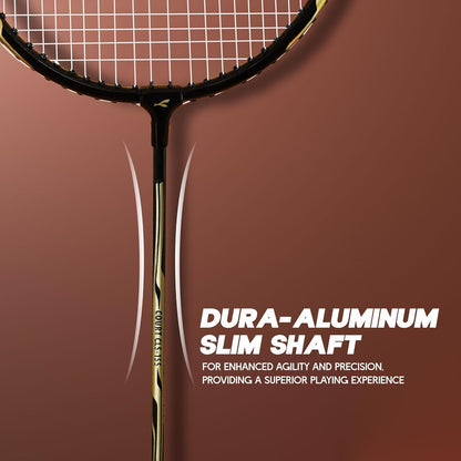 مضارب كرة الريشة Konex مع غطاء كامل، عبوة من 2 قطعة