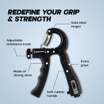 Konex جهاز تقوية قبضة اليد القابل للتعديل للرجال والنساء | جهاز تمارين اليد للتمارين المنزلية والرياضية