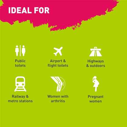 جهاز التبول الأنثوي PEE BUDDY Funnels | قمع مبولة يمكن التخلص منه دون فوضى | للسفر والتخييم والمشي لمسافات طويلة والمهرجانات والأنشطة الخارجية | حامل ورقي وقمع تبول للنساء والفتيات