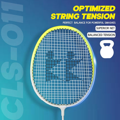 مضرب تنس الريشة Konex خفيف الوزن مصنوع من الألومنيوم المركب مع غطاء مجاني | للمبتدئين واللاعبين المتوسطين
