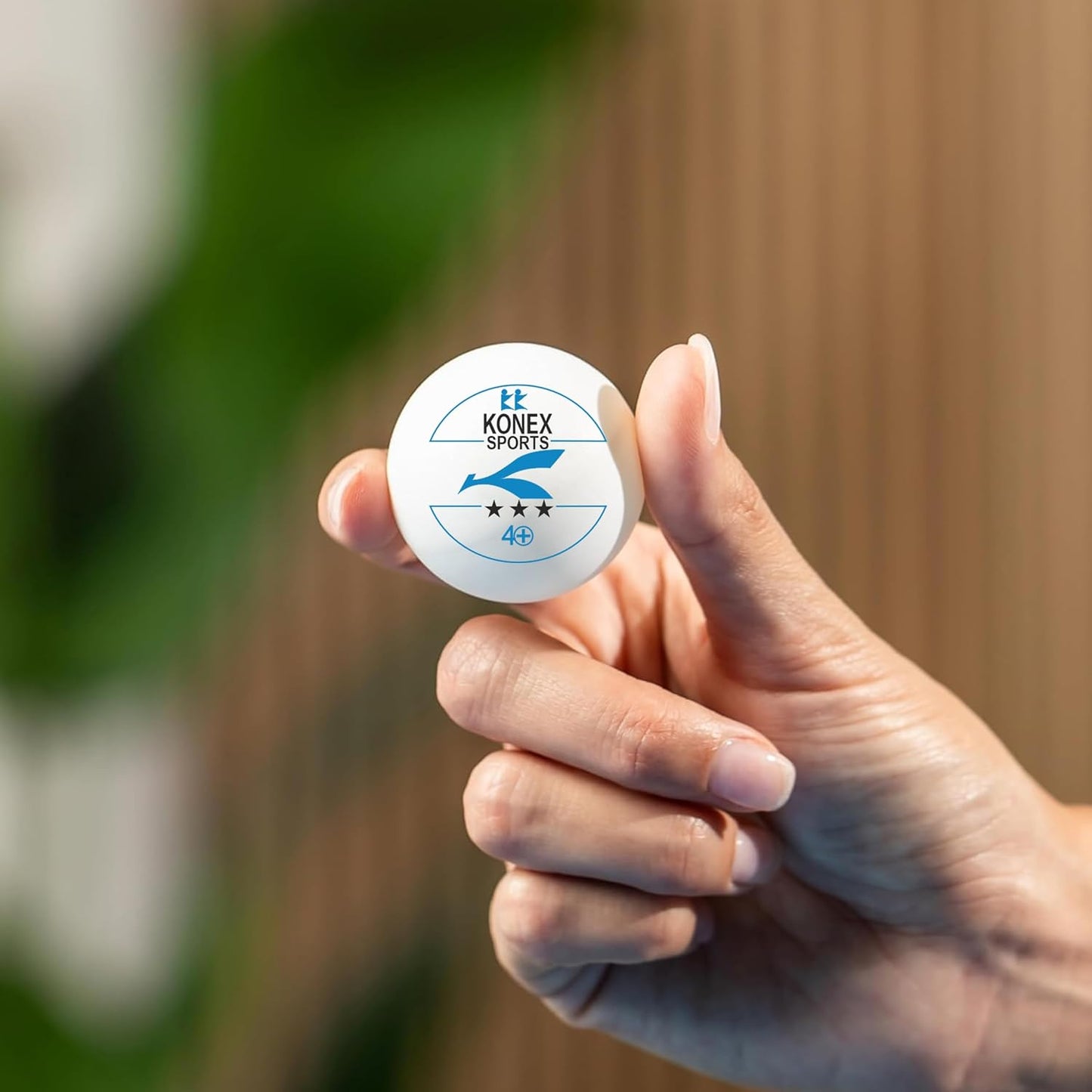 حزمة كرات تنس الطاولة البلاستيكية KONEX 40+ كرات ABS TT عالية الأداء 3 نجوم للمباريات الاحترافية والتدريب | مثالية للبالغين والأطفال